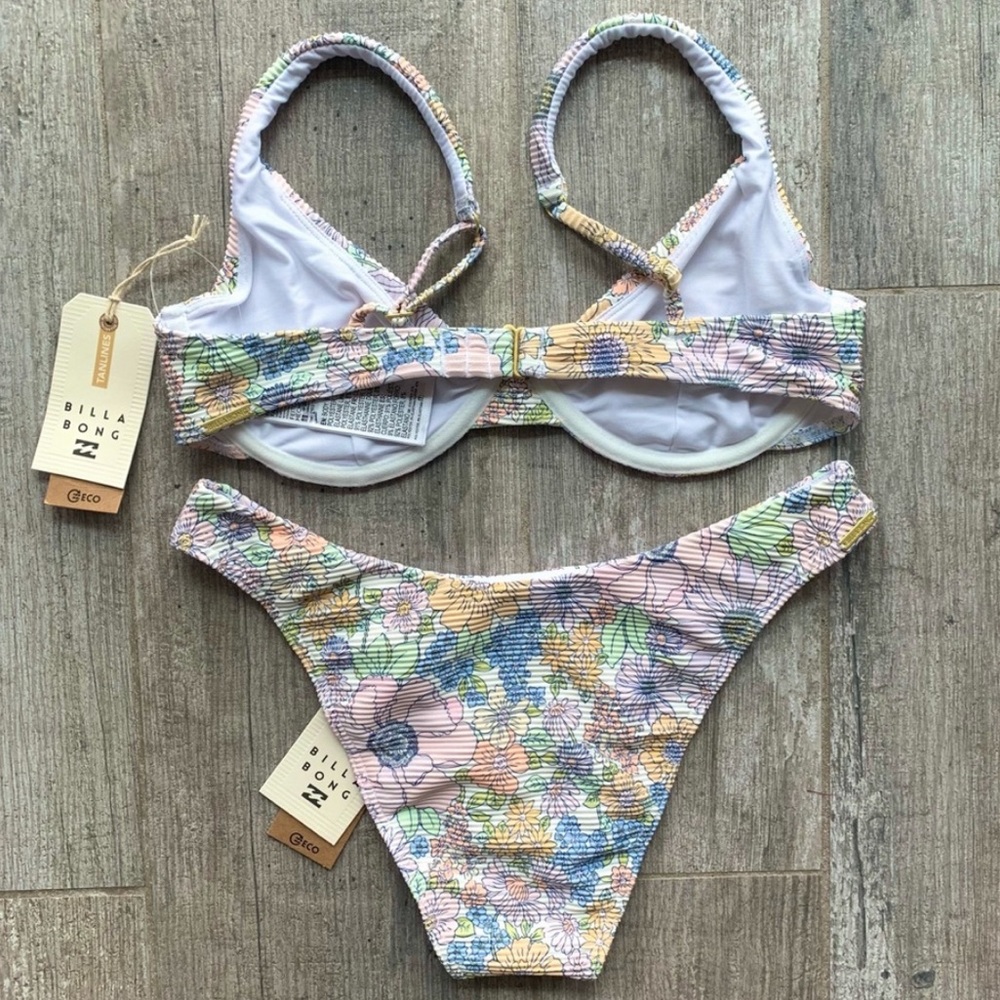 🔥🔥BILLABONG - SUNDANCE RUBY UNDERWIRE HIKE BIKINI SET🔥🔥 - Picture 7 of 9